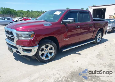 2023 Ram 1500 Big Horn 4X4 5'7 Box from USA, damaged, VIN 1C6SRFFT6PN685743